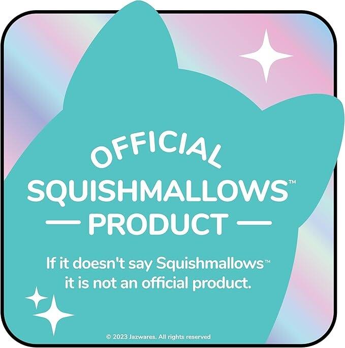 OFFICIAL SQUISHMALLOWS™ PRODUCT  
If it doesn't say Squishmallows™ it is not an official product.  
© 2023 Jazwares. All rights reserved