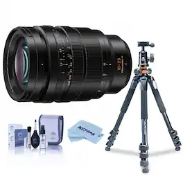 Bundle - Panasonic - Lumix G Leica DG Vario-Summilux 10-25mm F/1.7 Aspherical Lens for Micro Four Thirds Mount, Black - with