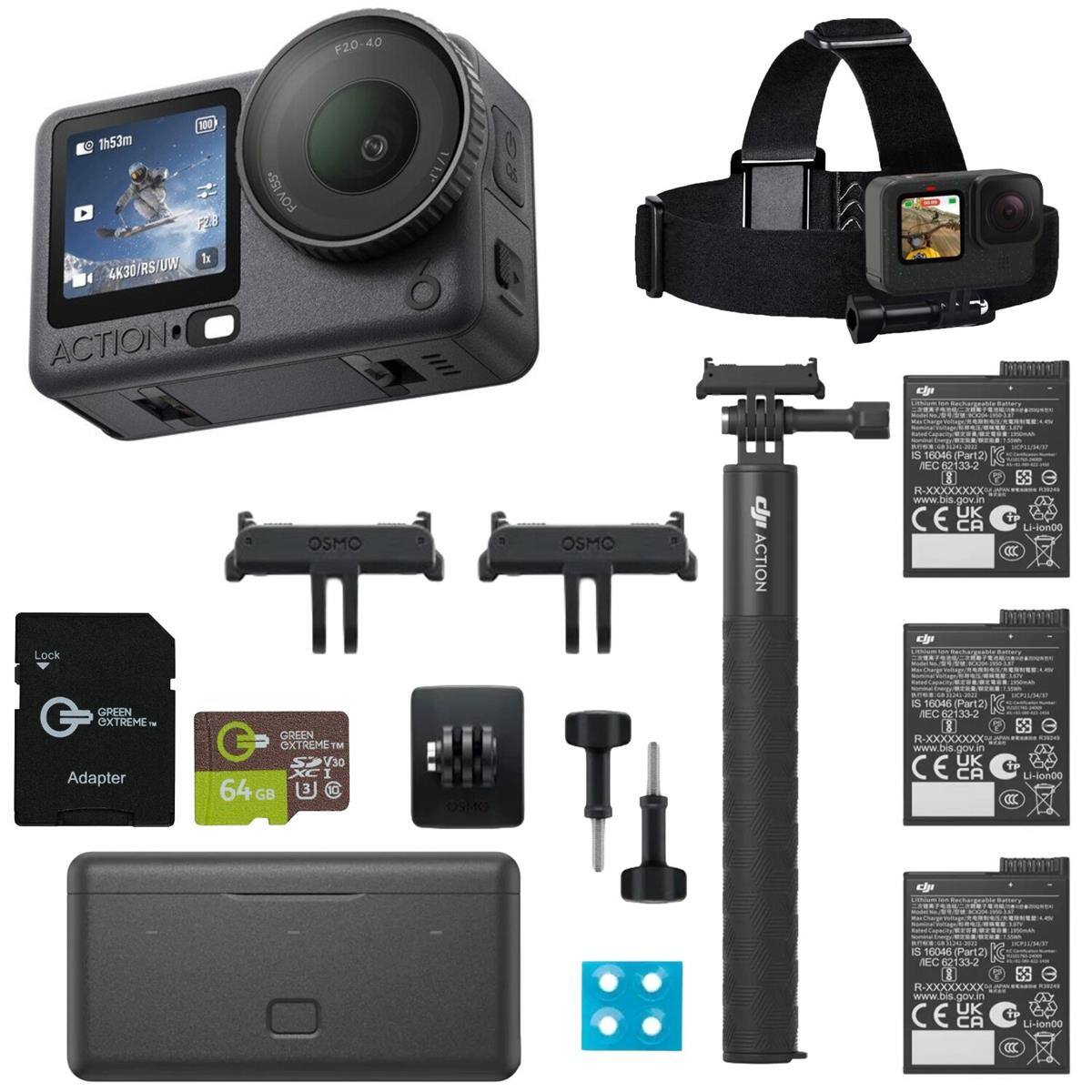 F20-40  
100 1h53m F28 1 4K30/RS/UW ACTION  
FOV 155  
6  
CJU  
Lock  
OSMO  
OSMO  
ACTION  
IS 16046 (Part2) KC MEC 62133-2 R-XXXXXXX RODOWS www.bis.gov.in UK TP CE CA Li-lon00 300  
dji  
GREEN EXTREME Adapter  
GREEN EXTREME TM SDV30 XCI 64 GB  
IS 16046 (Part2) K 62133-2 8 R-XXXXXXXX www.bis.gov.in UK CA Li-lon00 300  
CJU  
Buttery  
S 16046 (Part2) K 62133-2 I P 8 R-XXXXXXXX- pepfuace EXCROCOSE - www.bis.gov.in UK CA 00noi-i.  
300