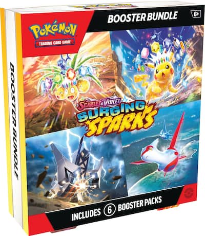 Pokmon - Trading Card Game: Scarlet & Violet - Surging Sparks 6 Pk Booster Bundle Pokmon - Trading Card Game: Scarlet & Violet - Surging Sparks 6 Pk Booster Bundle