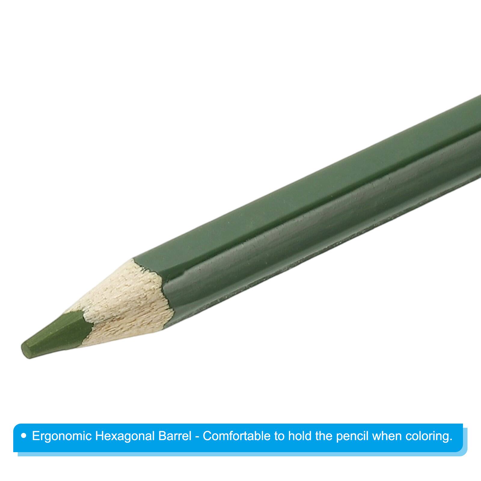 Ergonomic Hexagonal Barrel - Comfortable to hold the pencil when coloring.