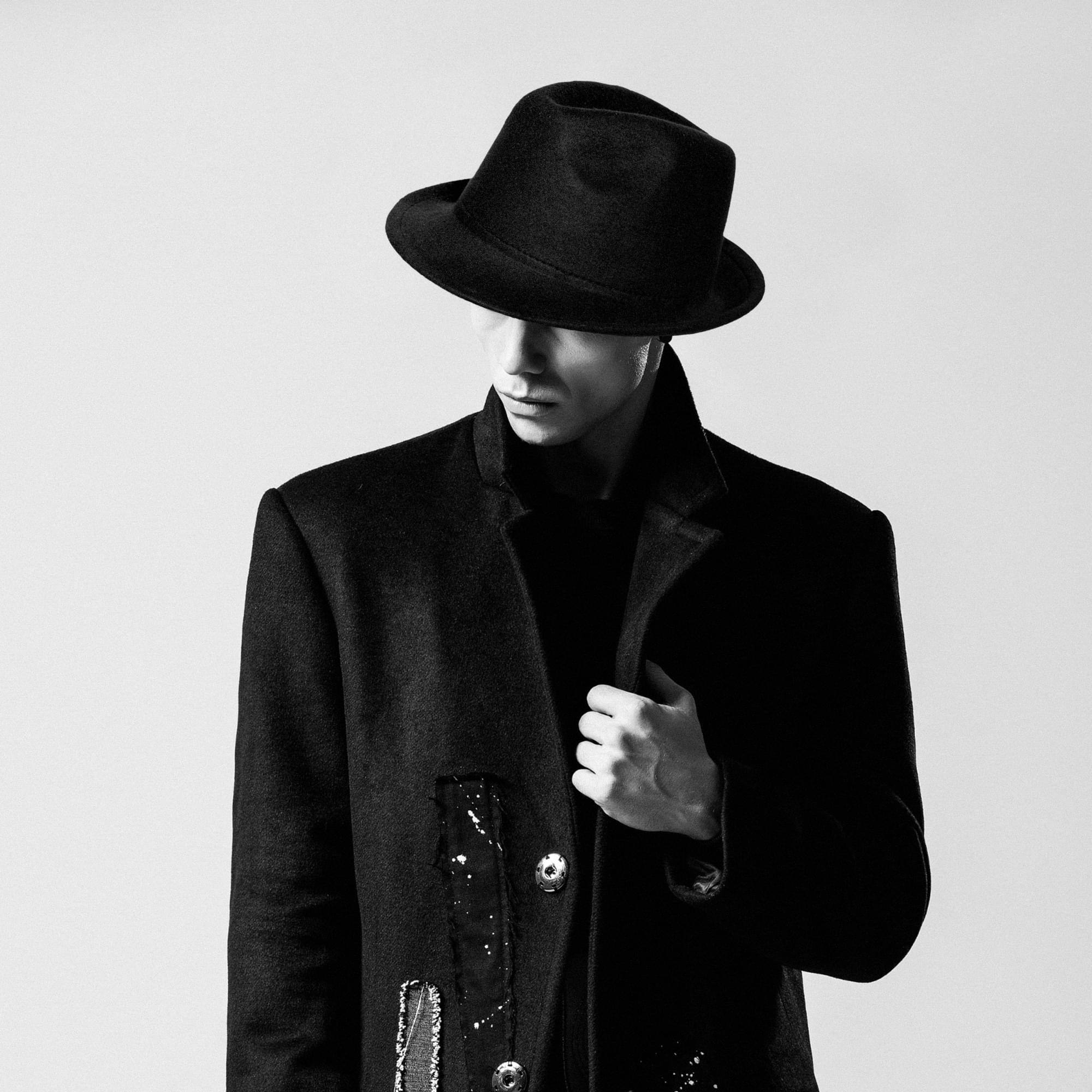 Alt View 1. Underwraps - Black Felt Fedora Adult Costume Accessory - Black.