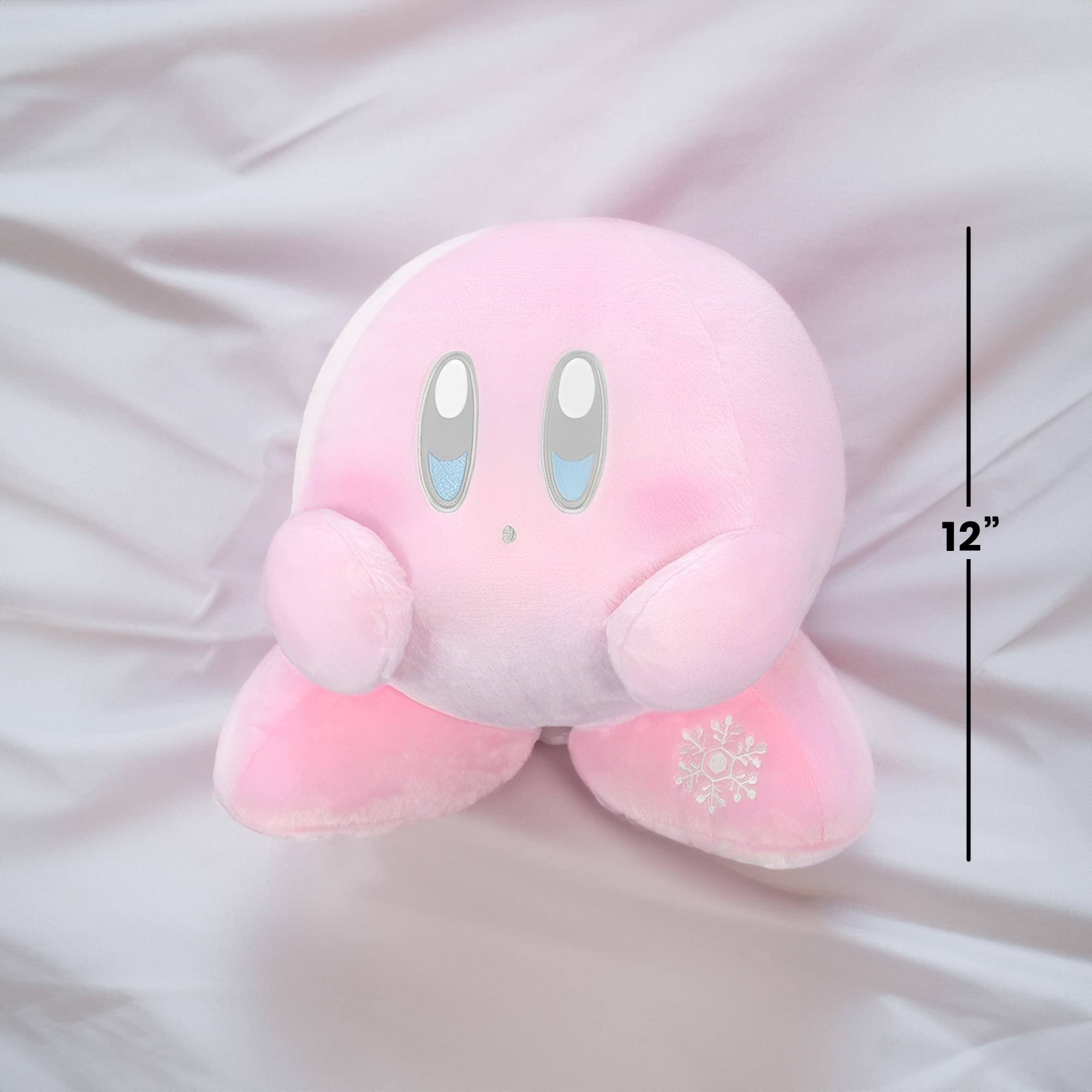 Alt View 10. Little Buddy - Kirby 12 Inch Plush Toy | Snow Version - Pink.