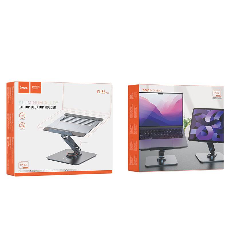 hoco. premium product  
ALUMINUM ALLOY LAPTOP DESKTOP HOLDER  
PH52 plus  
hoco.accessory  
17.3"  
$7-15.8"