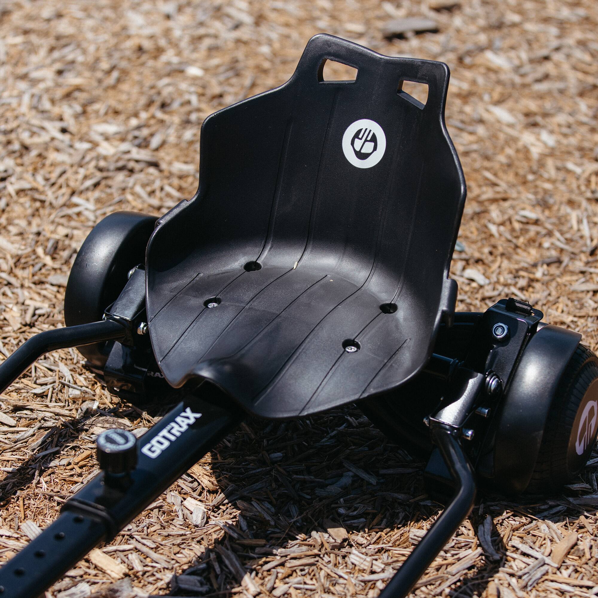 Alt View 8. GoTrax - Hoverboard and Hoverkart Combo, Kids Ages 8+, Unisex - Black.