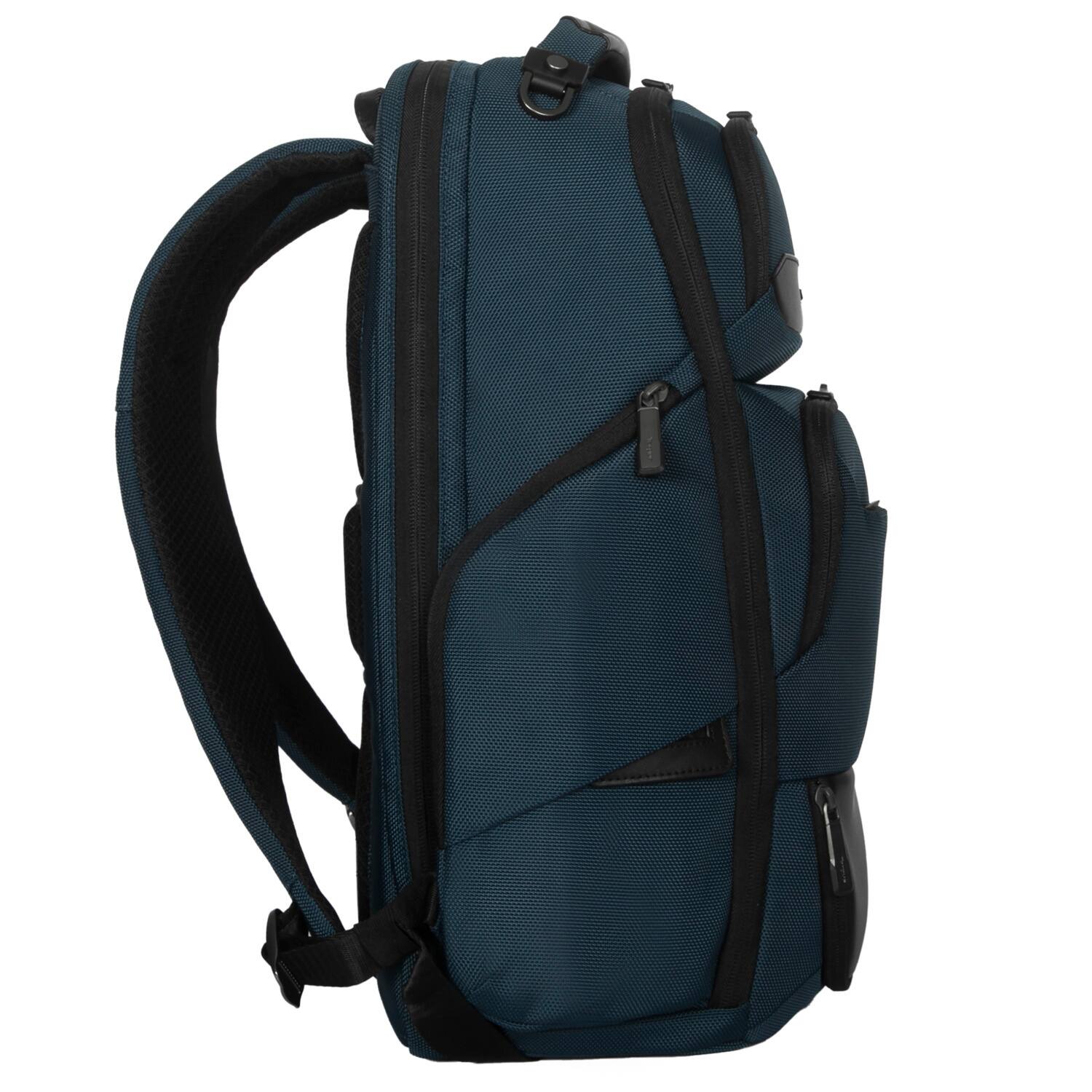 Alt View 1. Targus - 15-16” HeritageLuxe Backpack - Blue.