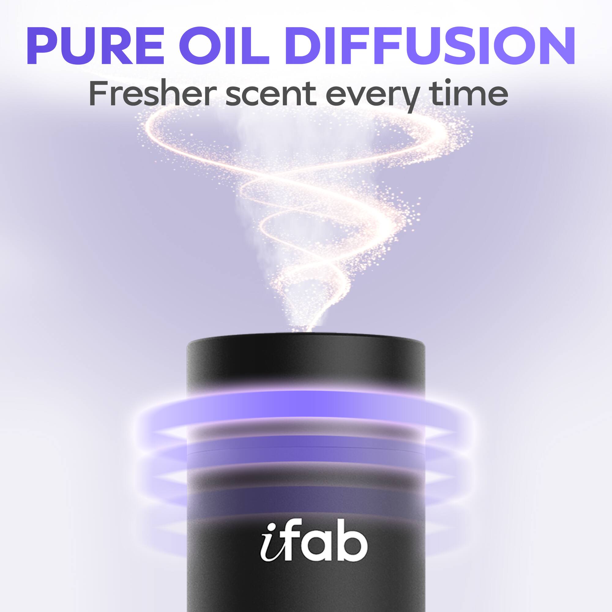 PURE OIL DIFFUSION  
Fresher scent every time  
ifab