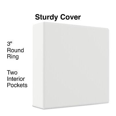Sturdy Cover

3" Round Ring

Two Interior Pockets