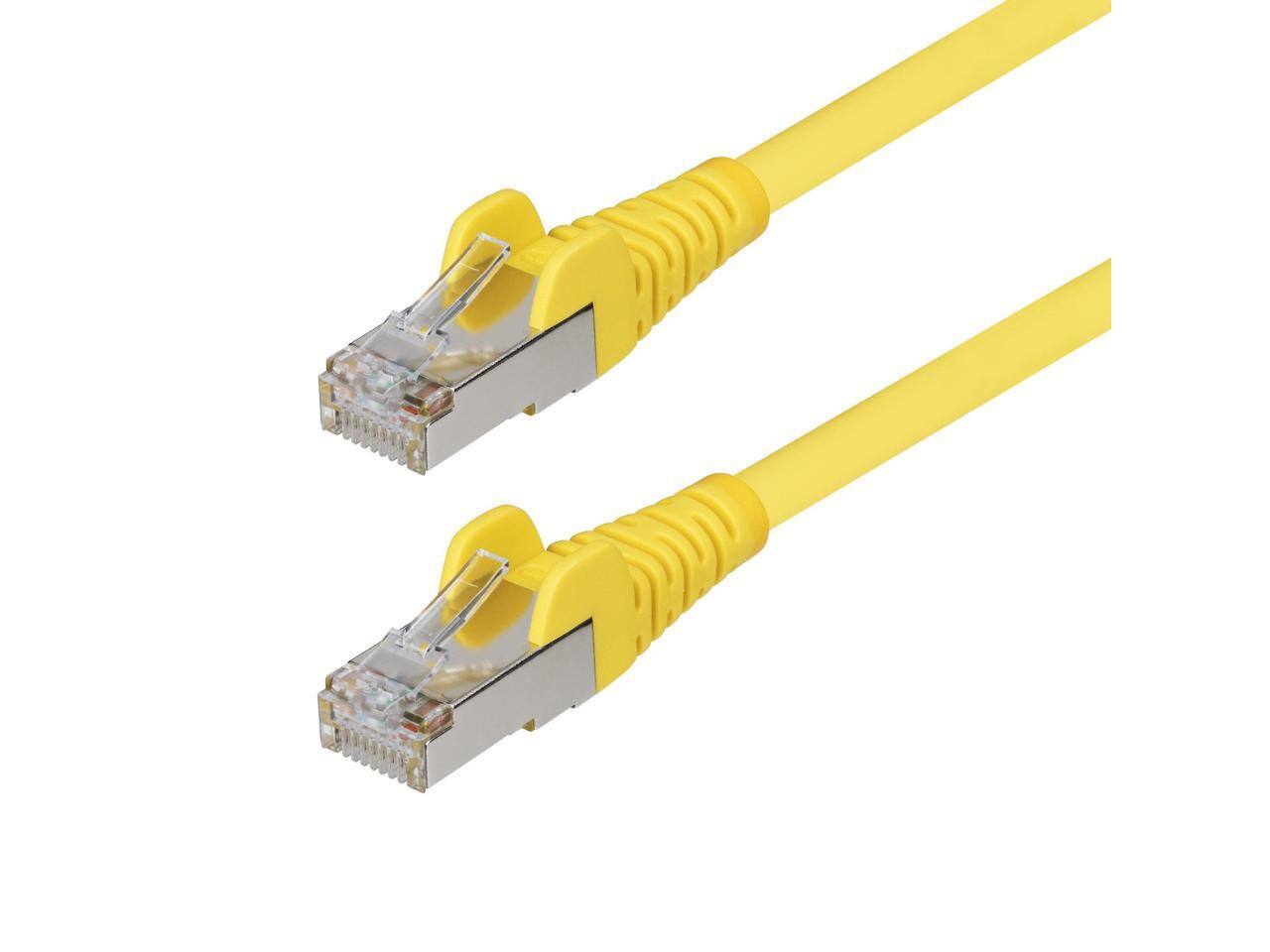 Alt View 2. StarTech.com - StarTech 25ft Yellow CAT6a Ethernet Cable Model NLYL-25F-CAT6A-PATCH.