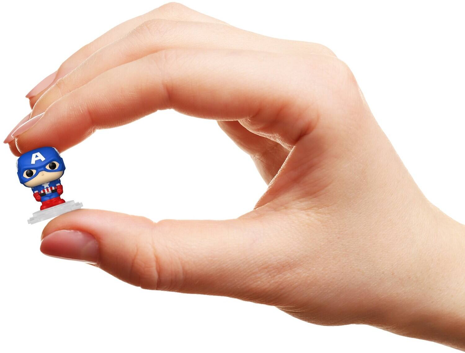 Alt View 3. Funko - Funko Bitty Bots: Marvel WI, Captain America Mech with Captain America   - COLLECTIBLES - Multicolor.