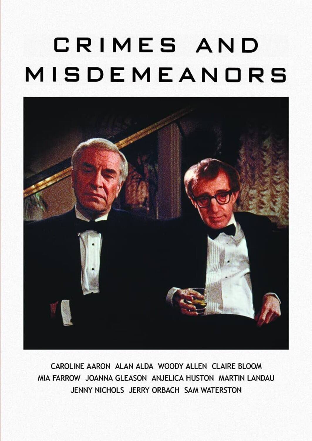 Front. Crimes and Misdemeanors   - DVD.
