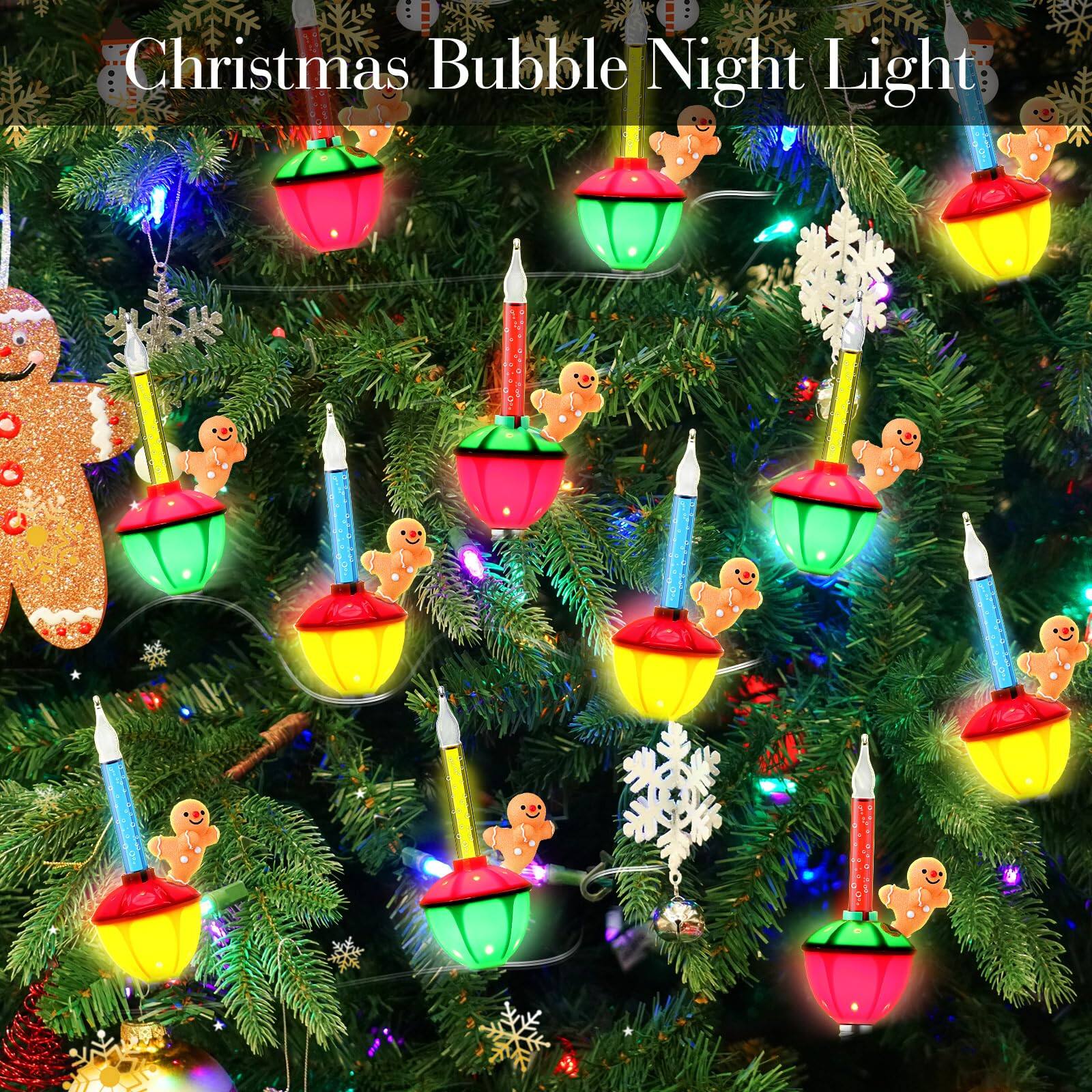 Christmas Bubble Night Light