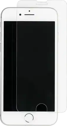 Front. BodyGuardz - BodyGuardz Pure 2 Tempered Glass Screen Protector - iPhone SE (2020)/8/7/6s - Clear.