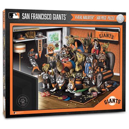 SAN FRANCISCO GIANTS
"A REAL NAILBITER" - 500 PIECE PUZZLE
"A REAL NAILBITER" - PUREBRED FANS
GIANTS