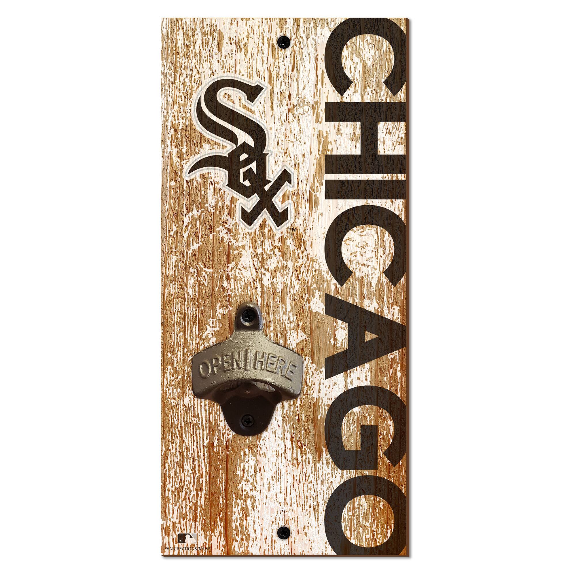 Fan Creations Chicago White Sox Distressed Bottle Opener Multicolor ...