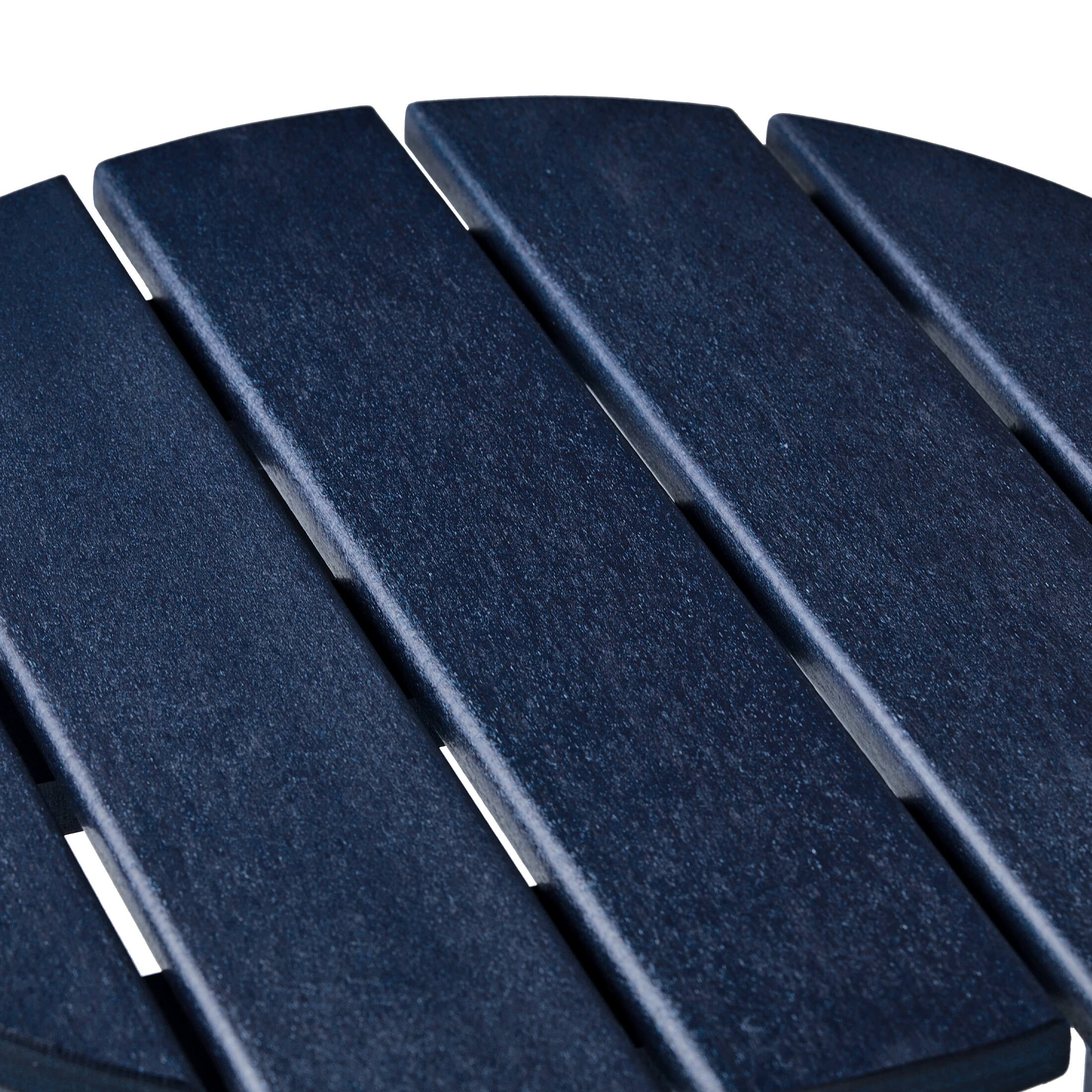 Alt View 4. WestinTrends - WestinTrends Dylan Adirondack Round Outdoor Side Table - Navy Blue.