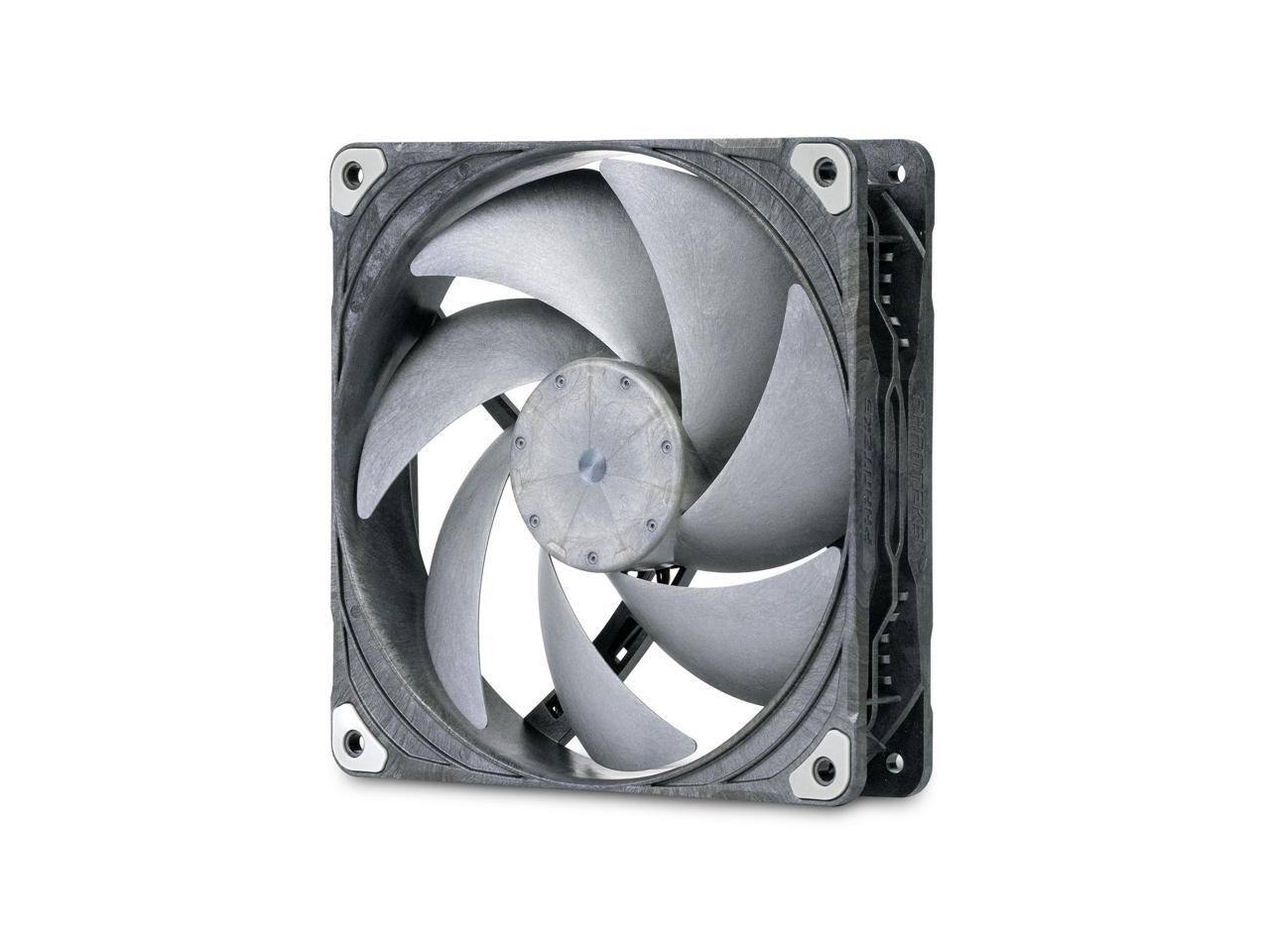 Angle. Phanteks - Phanteks T30-140, 140mm High-Performance PWM Fan, LCP Frame, 3-Mode Speed, Black/Grey - Black/Grey.