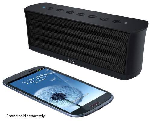 Front Standard. iLuv - MobiOut Portable Bluetooth Speaker.