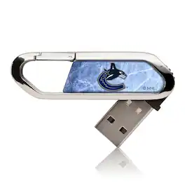 Keyscaper - Vancouver Canucks Ice Flood Clip USB Flash Drive-16 GB USB-C - Multicolor