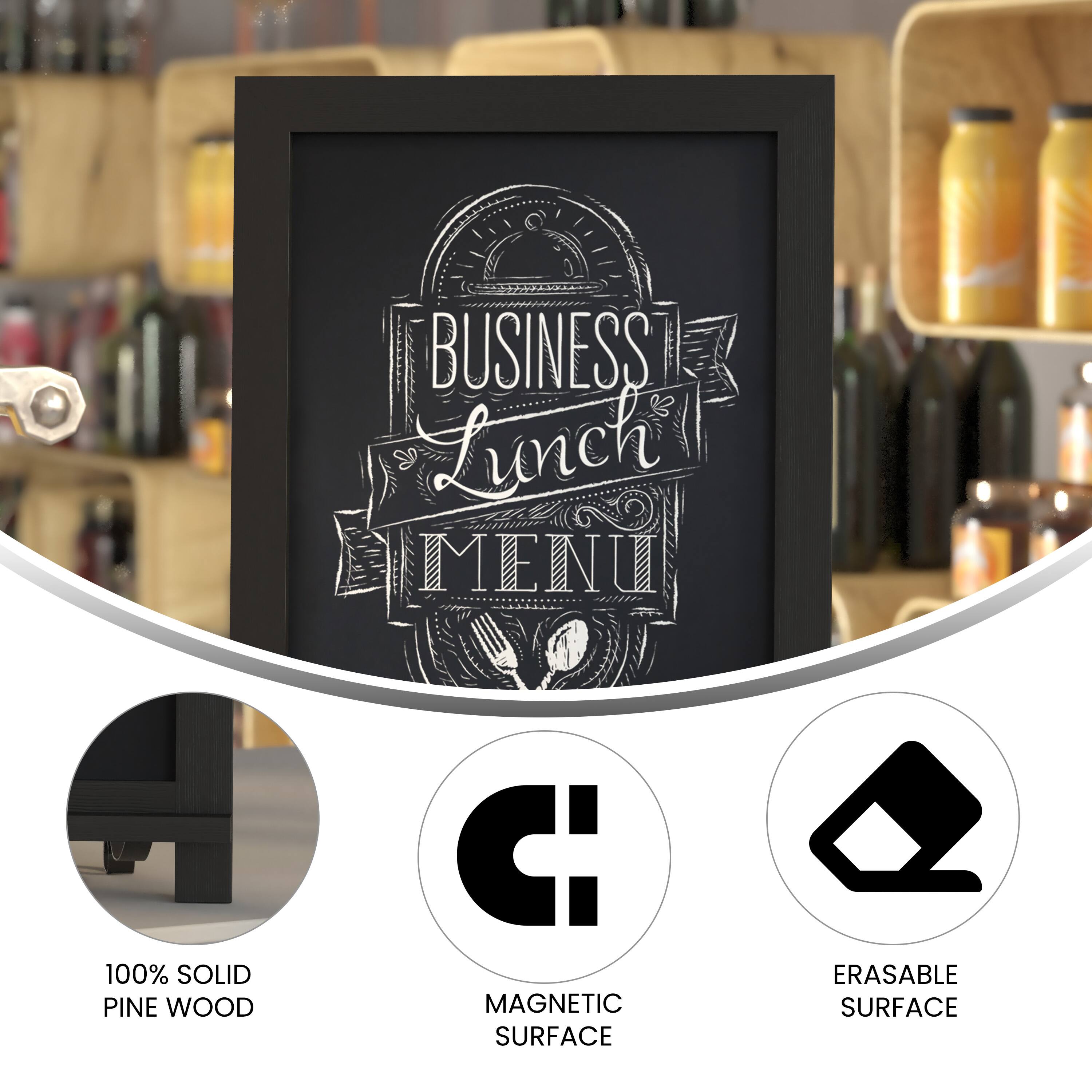 BUSINESS LD Lunch MENU

100% SOLID PINE WOOD

MAGNETIC SURFACE

ERASABLE SURFACE