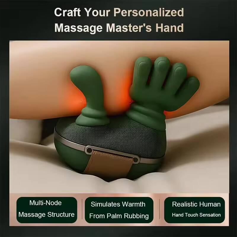 Craft Your Personalized Massage Master's Hand

Multi-Node Massage Structure  
Simulates Warmth From Palm Rubbing  
Realistic Human Hand Touch Sensation