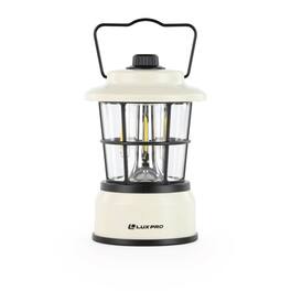 LUXPRO - Retro LED Lantern, 265 Lumens - Beige