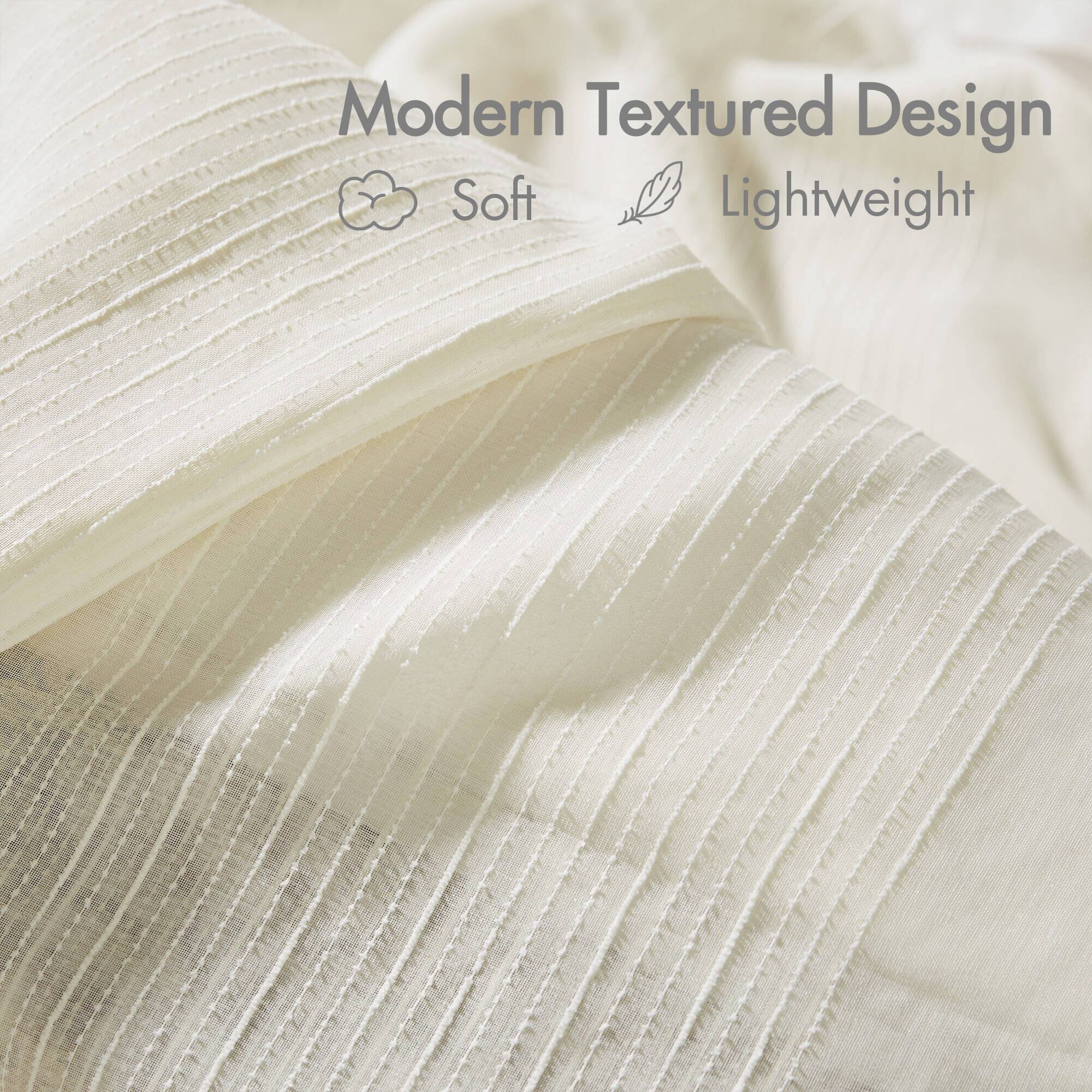 Modern Textured Design  
Soft  
Lightweight