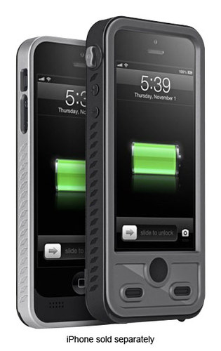  iBattz - Mojo Refuel Aqua Battery Case for Apple® iPhone® 5 and 5s