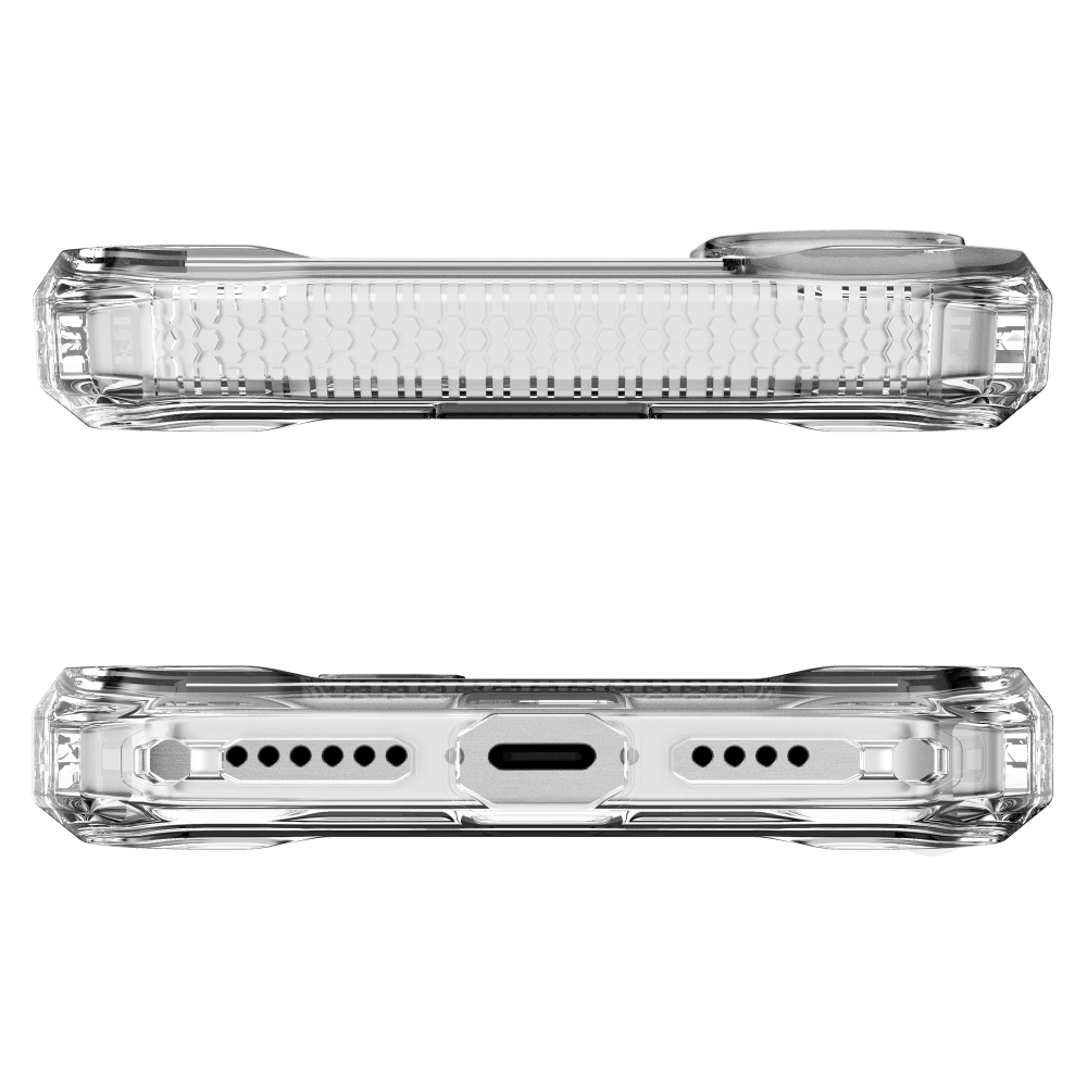 Alt View 2. Itskins - Supreme_R Clear MagSafe Case for Apple iPhone 16 - Clear.