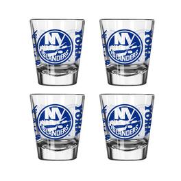 Logo Brands - New York Islanders 4-Pack 2oz. Shot Glass Set - Multicolor