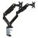 Angle. Office Star Products - Double Monitor Arm 17"-30" - Black.