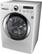 Left Standard. LG - SteamWasher 3.7 Cu. Ft. 9-Cycle Large Capacity High-Efficiency Steam Washer - White.