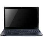 Front Standard. Acer - 15.6" Aspire Notebook - 4 GB Memory - 320 GB Hard Drive - Black.