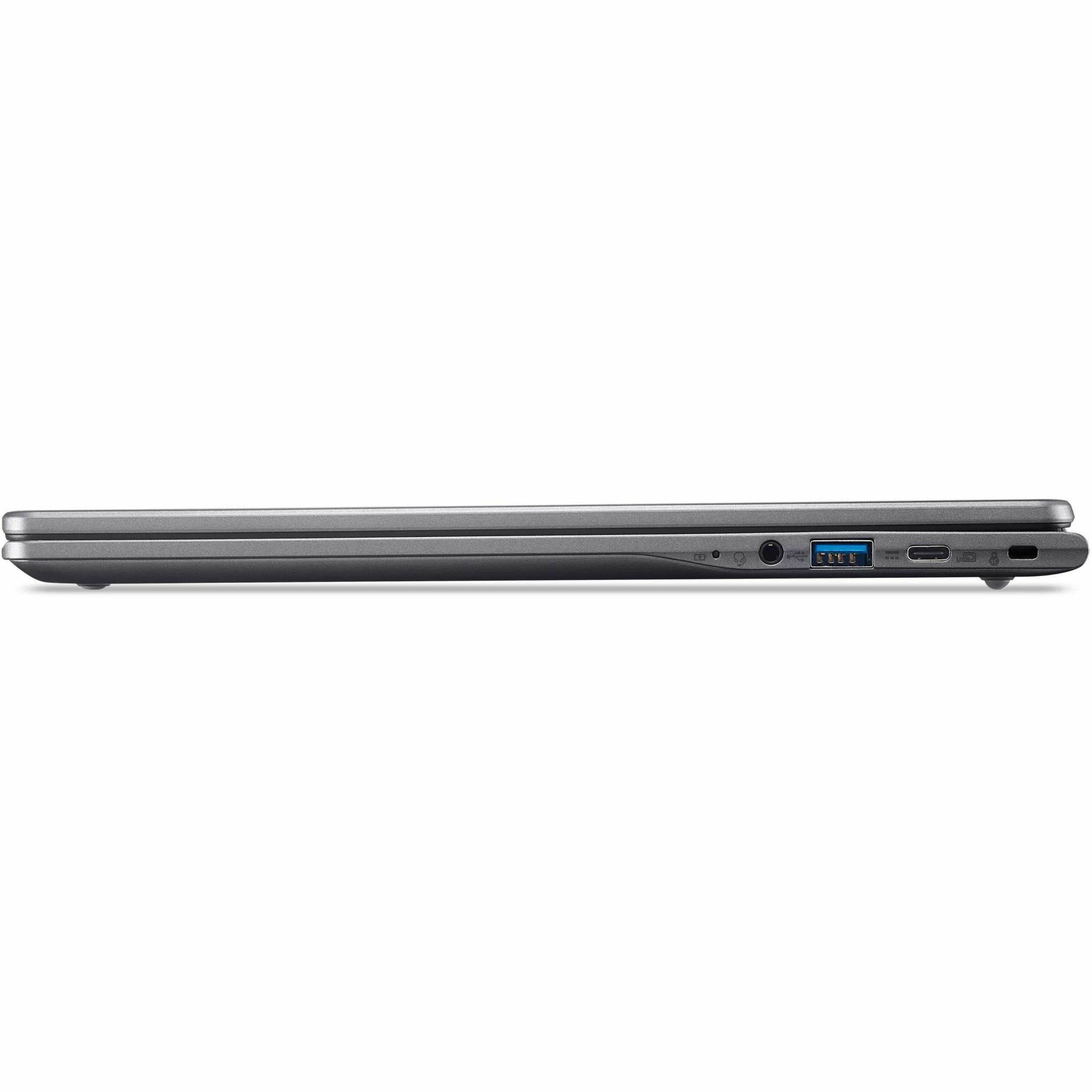 Alt View 1. Acer - Acer Chromebook Plus 514 CBE594-3T CBE594-3T-36N8 14" Touchscreen Chromebook - WUXGA - 60 Hz - Intel Core 3 N355 - 8 GB - Iron.