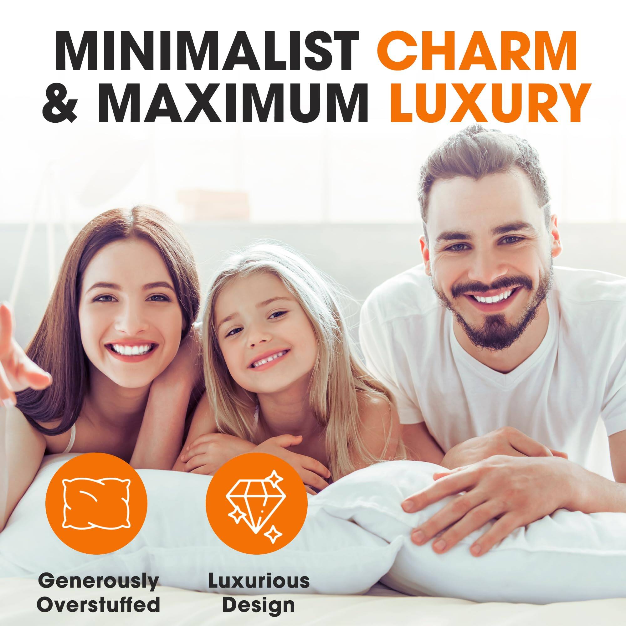 MINIMALIST CHARM & MAXIMUM LUXURY

Generously Overstuffed Design