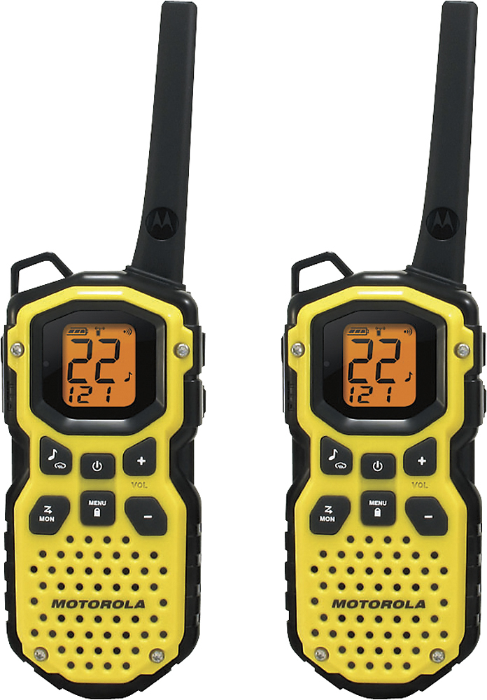 Motorola Talkabout 35-Mile, 2-Way Radio (Pair) Yellow MS350R - Best Buy