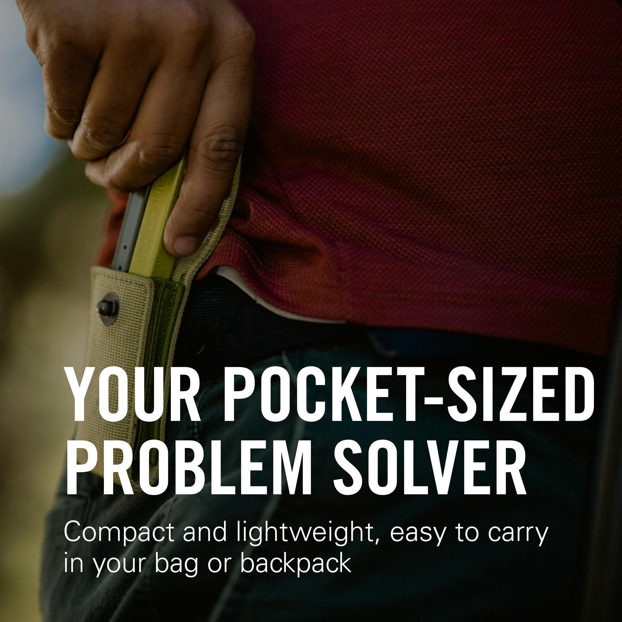 YOUR POCKET-SIZED PROBLEM SOLVER  
Compact and lightweight, easy to carry in your bag or backpack