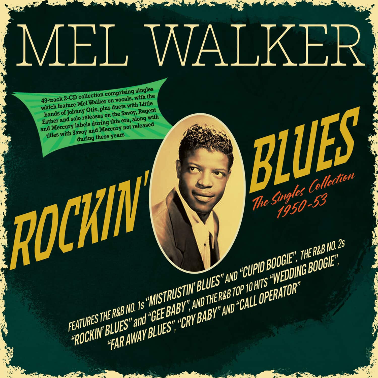 Mel Walker - Rockin' Blues: The Singles Collection 1950-53   - COMPACT DISCS [CD] price history on PriceWatchPro