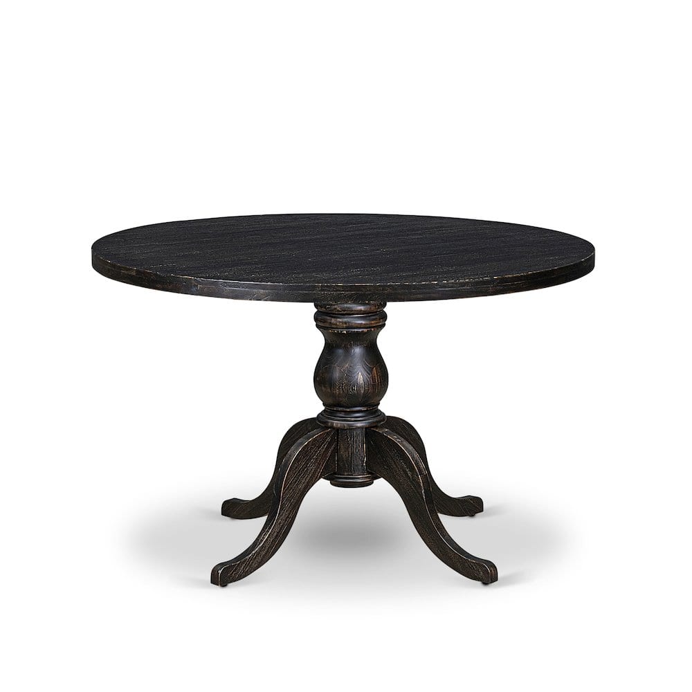 East West Furniture - Wood Dining Table - Black