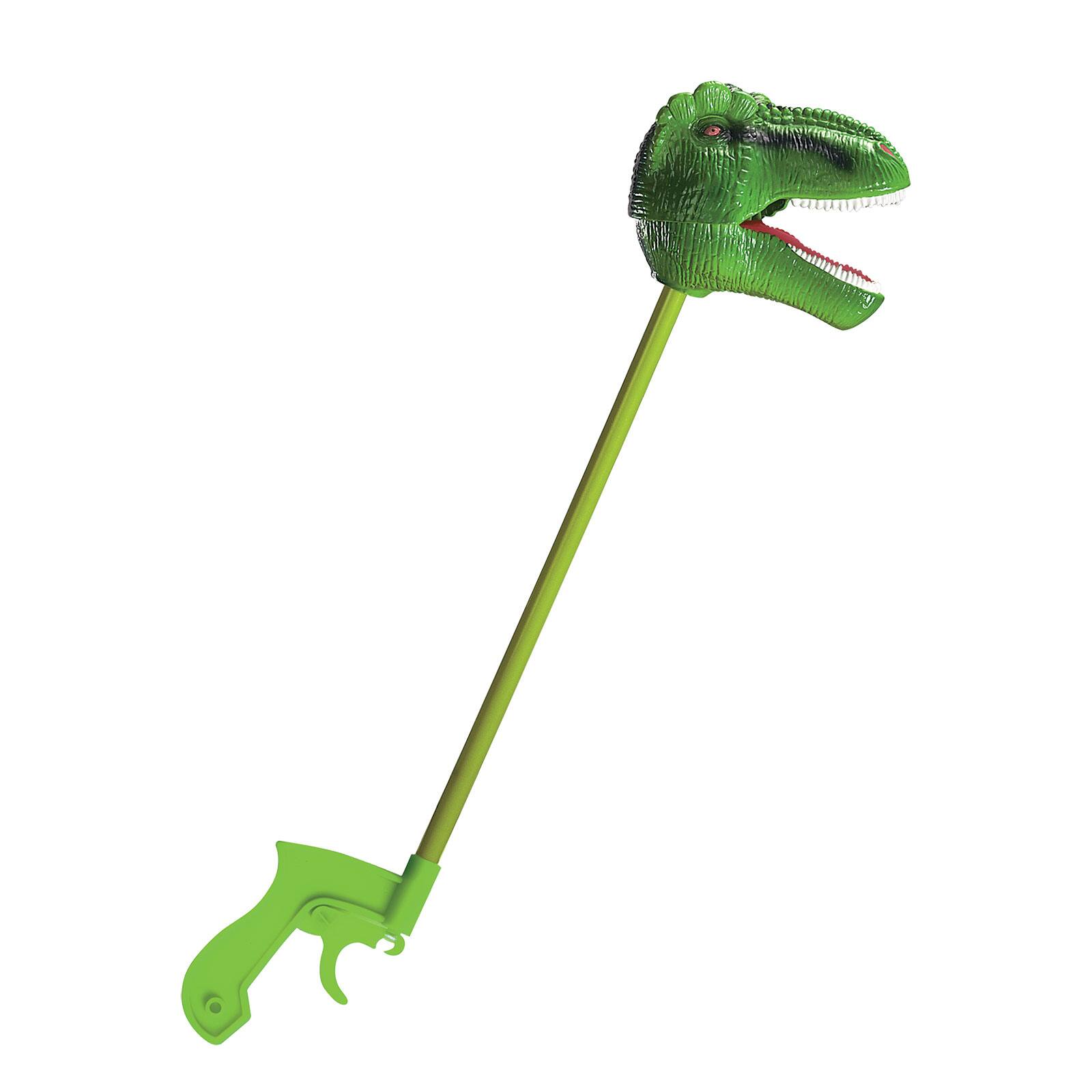 Angle. Safari Ltd. - Snapper Green T-Rex Toy.