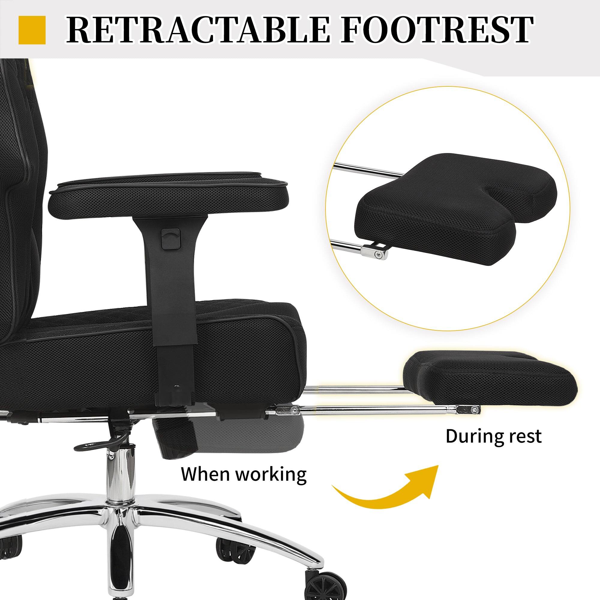 RETRACTABLE FOOTREST

When working

During rest