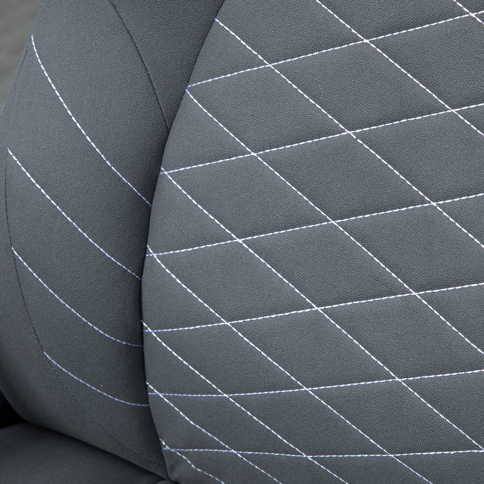 Alt View 5. Vinsetto - Gaming Chair with Flip Up Arm, High Back Desk Computer Chair, Gamer Chair with Adjustable Height and Swivel Wheel - gray.