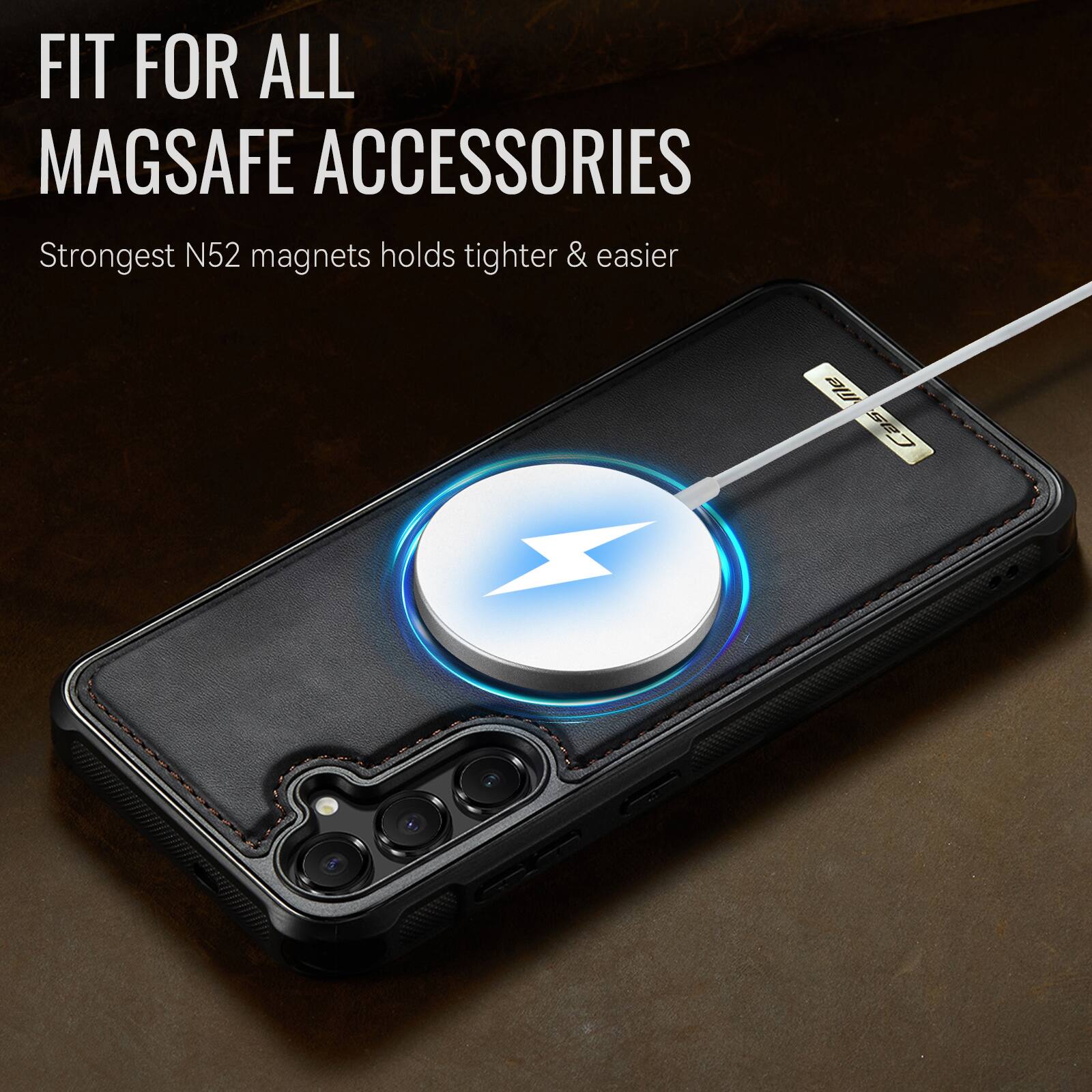 FIT FOR ALL MAGSAFE ACCESSORIES  
Strongest N52 magnets holds tighter & easier