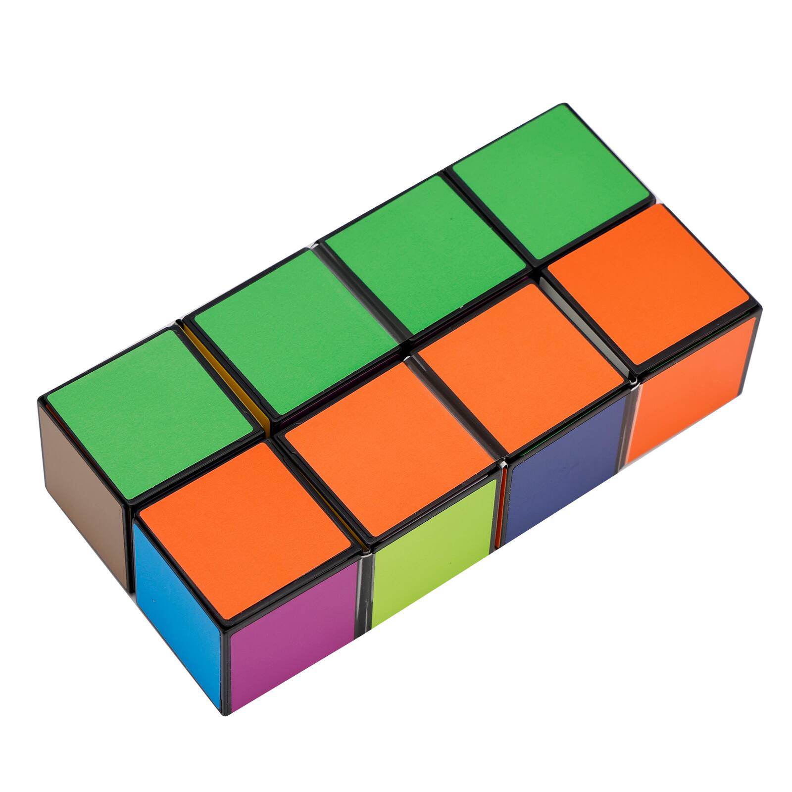 Angle. Topteng - 2-in-1 Magic Cube Star Puzzle - Multicolored Infinity Fidget Toy, Transformable Educational Game for Kids & Adults.