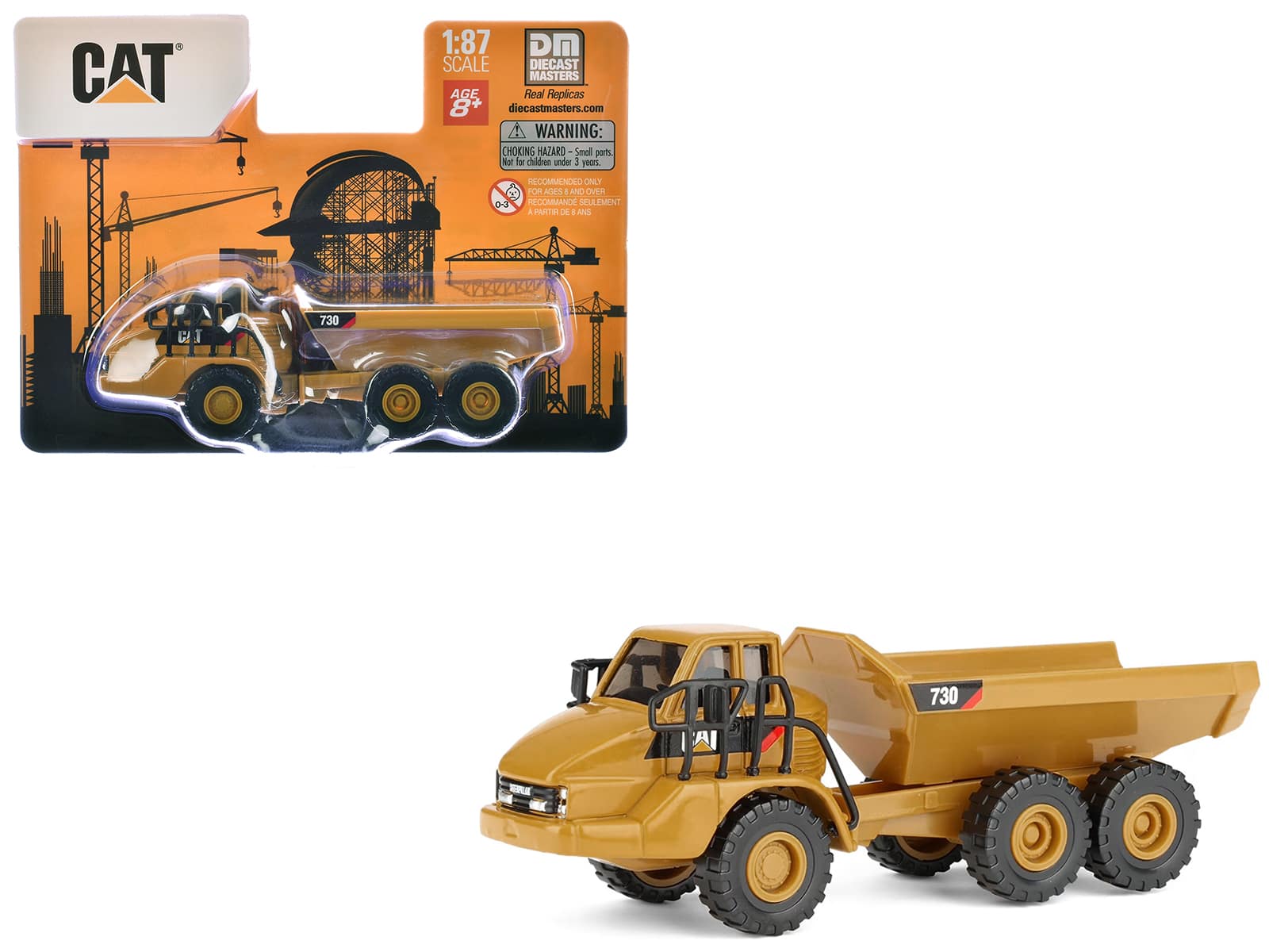 CAT Caterpillar 730 Articulated Truck Yellow 1/87 (HO) Scale Diecast Model by Diecast Masters price history on PriceWatchPro