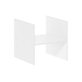 Furinno - Cubicle H-Shelf Cube Organizer Insert - White