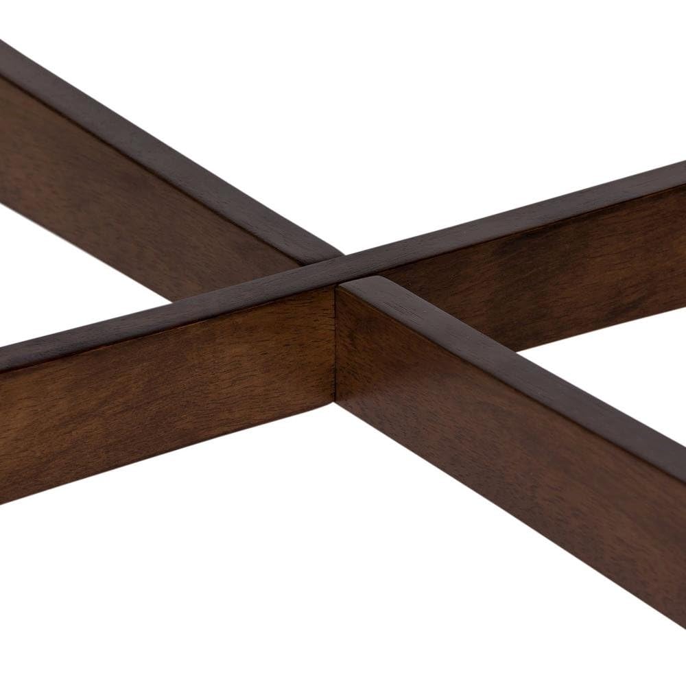 Alt View 2. Starlight Canyon Home - Brown Round Dining Table – Elegant Small Round Kitchen Table for Any Space - Brown.