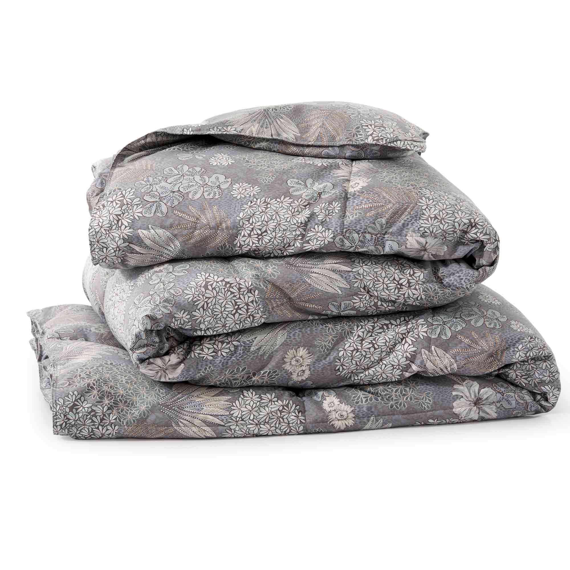 Alt View 1. Peace Nest - Peace Nest All Season Goose Feather Fiber Comforter Duvet Vintage Style, Camel Khaki Paisley, King - Camel Khaki Paisley.