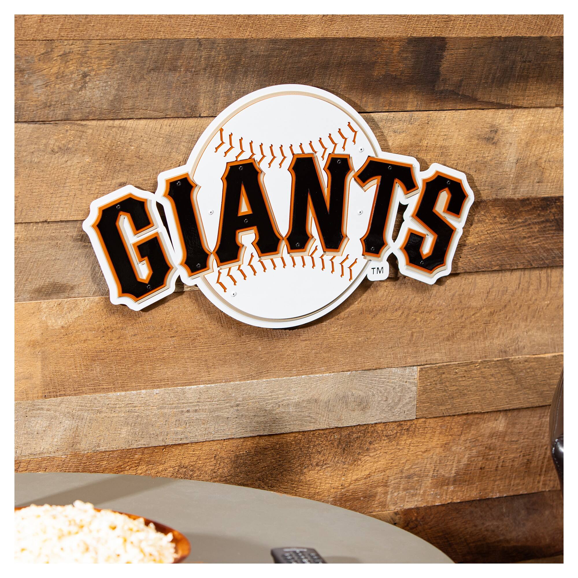 Alt View 1. Evergreen Enterprises - San Francisco Giants 23" Layered Metal Wall Art Sign - Multicolor.