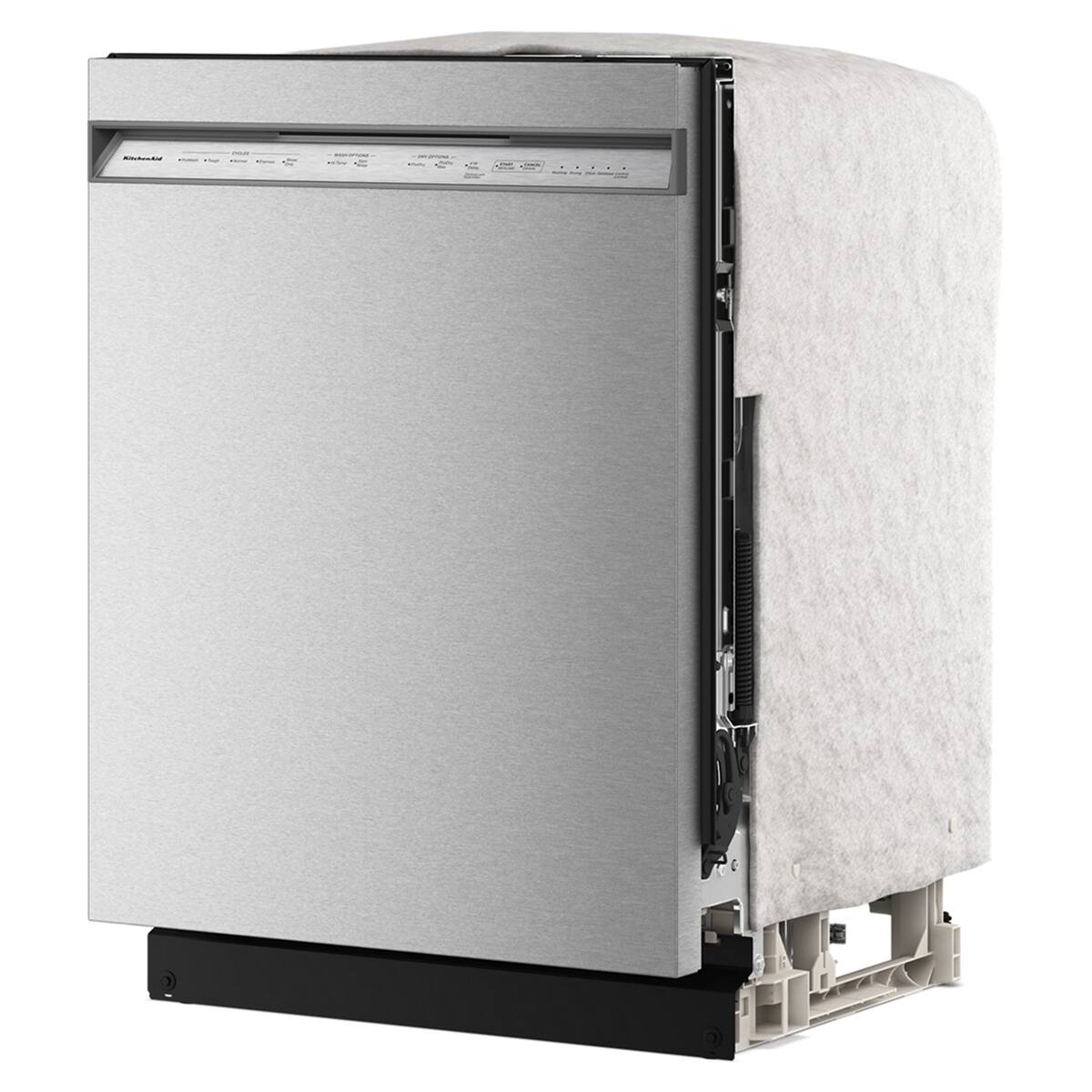 Alt View 10. KitchenAid - KitchenAid - 24" Front Control Built-In Tub Dishwasher with Third Level Utensil Rack and 47 dBA - PrintShield Stainless.